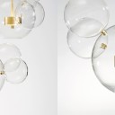 Giopato & Coombes - Bolle ZigZag Chandelier 24 Bubbles